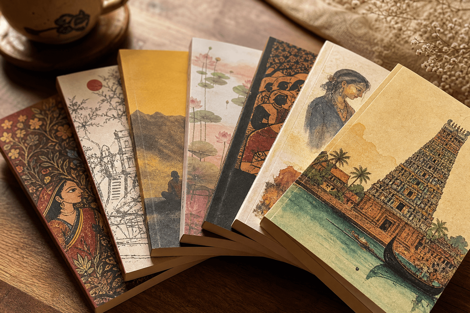 A fan of Indian language books in Hindi, Tamil, Marathi, and Malayalam scripts